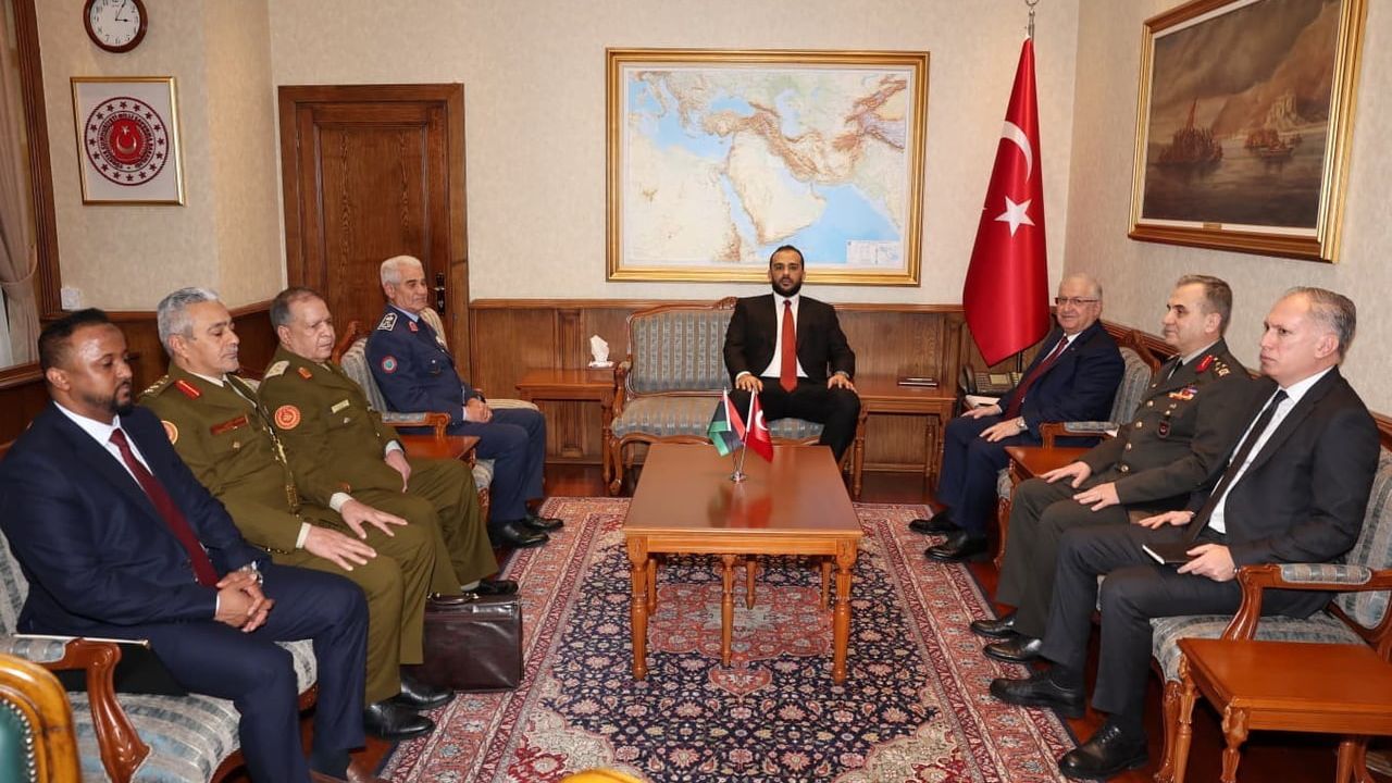 Bakan Güler, Libya Savunma Bakan Vekili Zubi'yi kabul etti