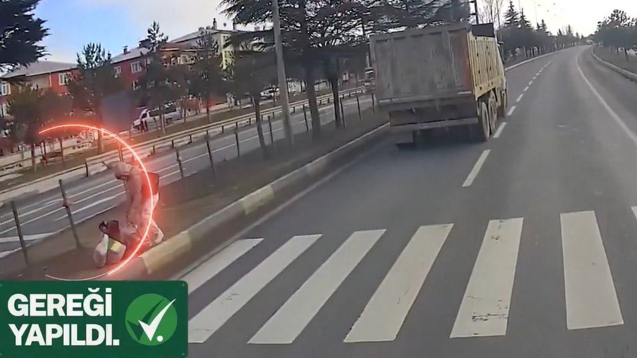 Bakan Yerlikaya duyurdu: Kütahya’de yaya önceliğini ihlal eden kamyon sürücüsüne işlem