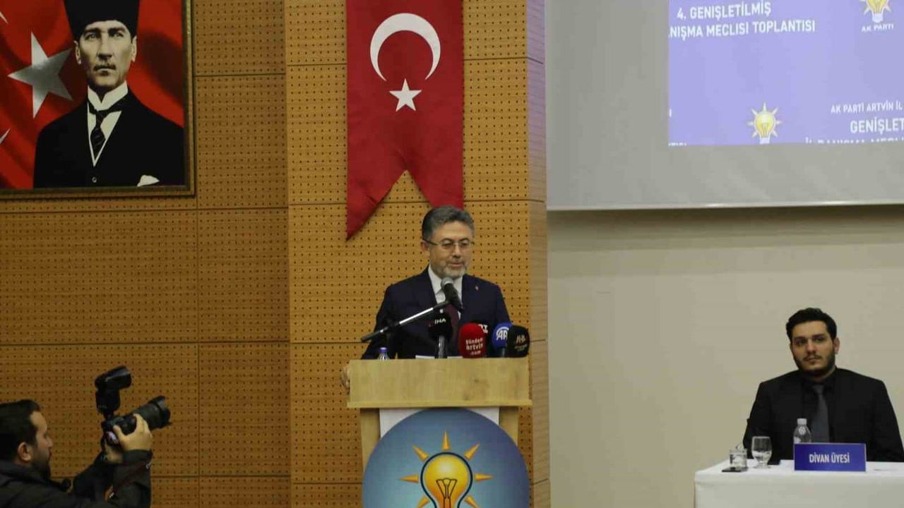 Bakan Yumaklı: Artvin’de su meselesi artık hayati bir konu