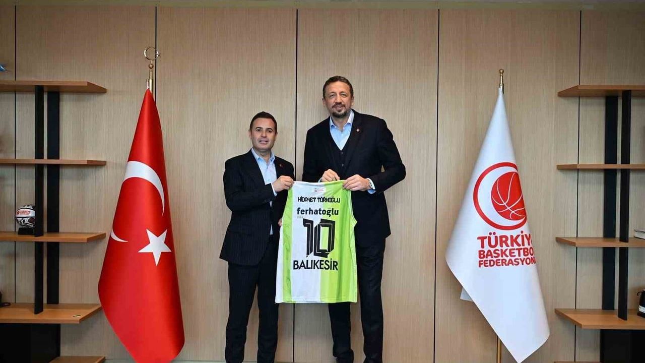 Balıkesir basketbolu için TBF ziyareti: Başkan Akın liderliğinde görüşme