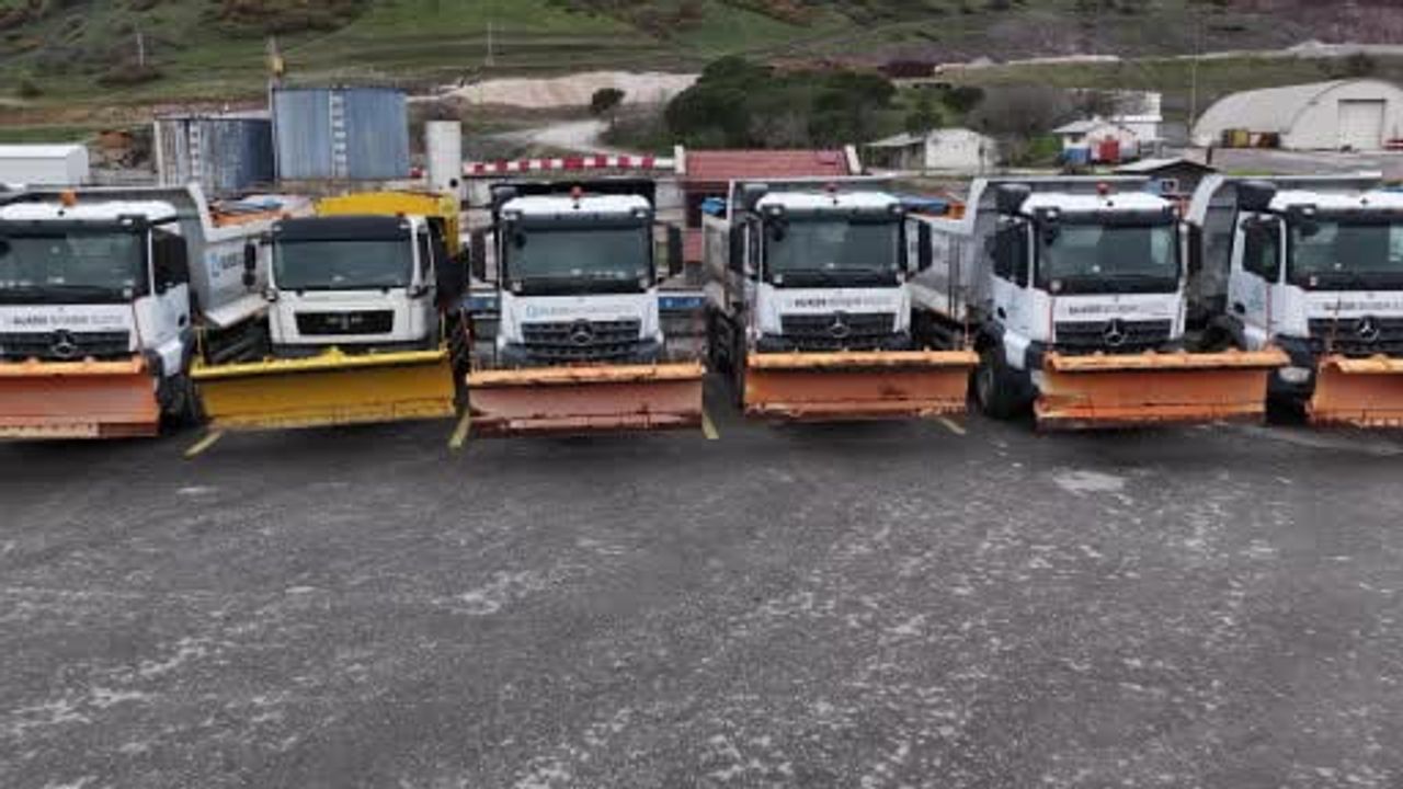 Balıkesir Büyükşehir kışa tam hazır: 496 personel 7/24 görevde