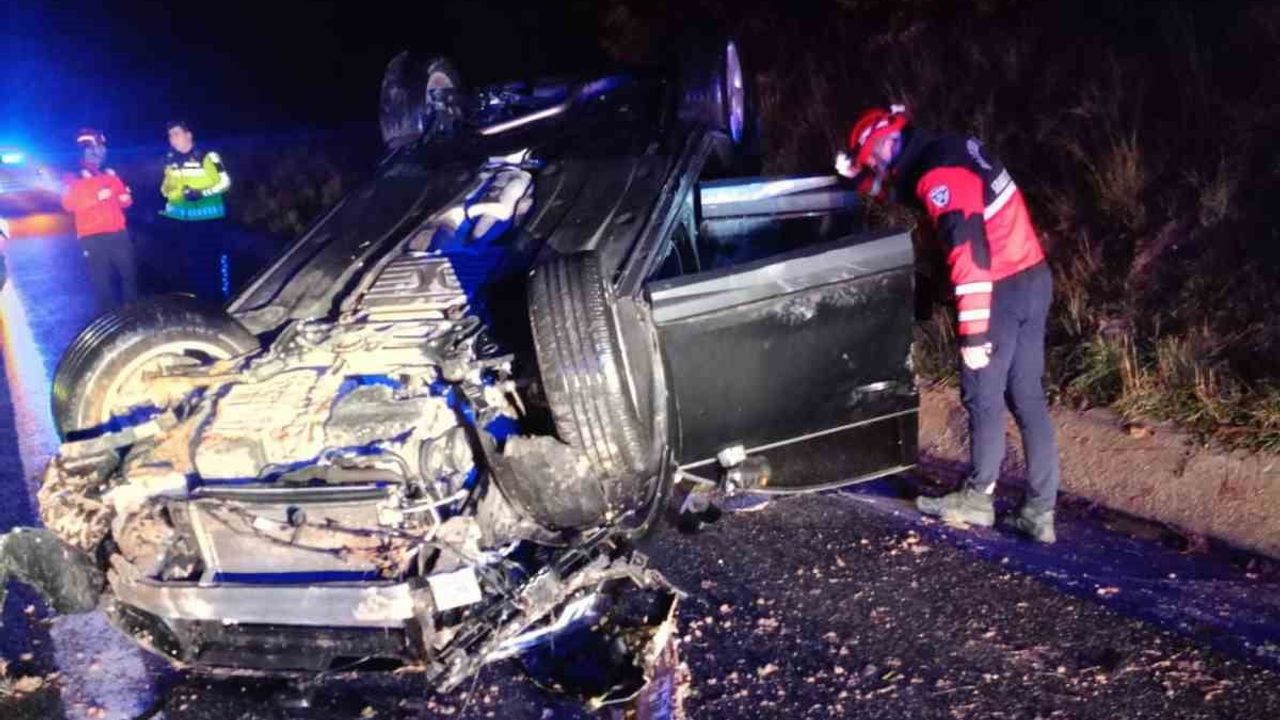 Balıkesir'de İzmir-İstanbul Otoyolu'nda kaza: 4 yaralı