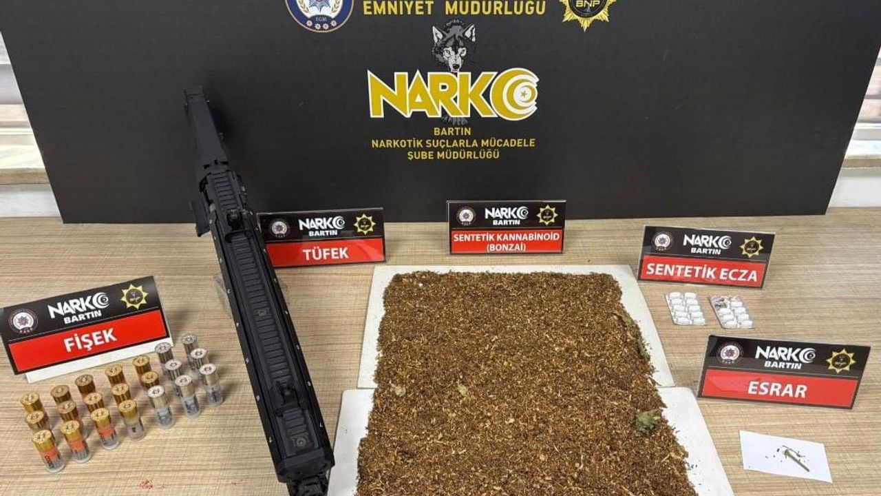 Bartın'da uyuşturucu operasyonunda 6 kişi gözaltına alındı