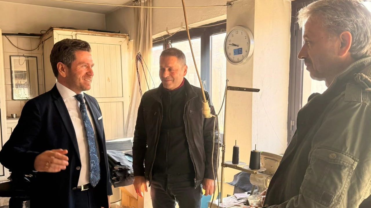 Başkan Tatık Orta Mahalle esnafını ziyaret etti