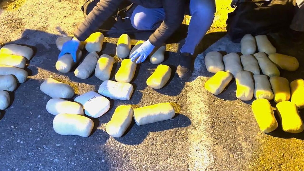 Batman'da tırda 51 kilo 300 gram toz esrar ele geçirildi