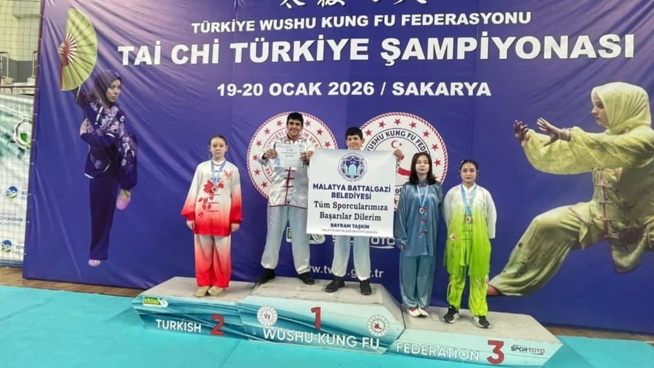Battalgazi Belediyesi Wushu Takımı Sakarya’dan 5 Madalya ile Döndü