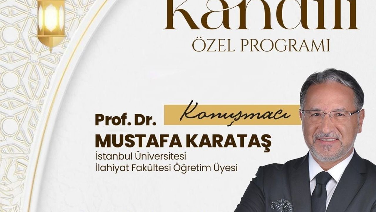 Battalgazi'de Miraç Kandili Programı — Prof. Dr. Mustafa Karataş