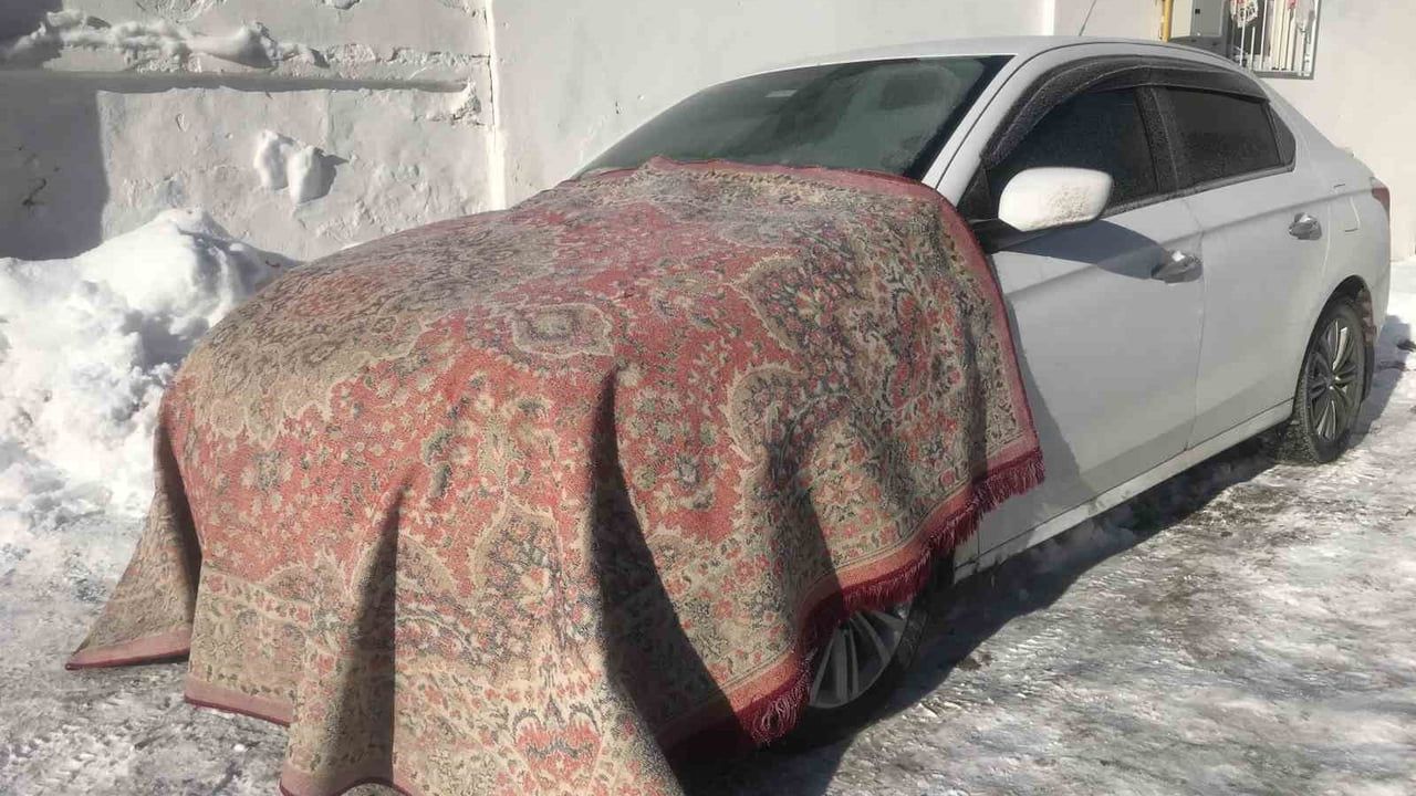 Bayburt’ta dondurucu soğuk yaşamı olumsuz etkiliyor