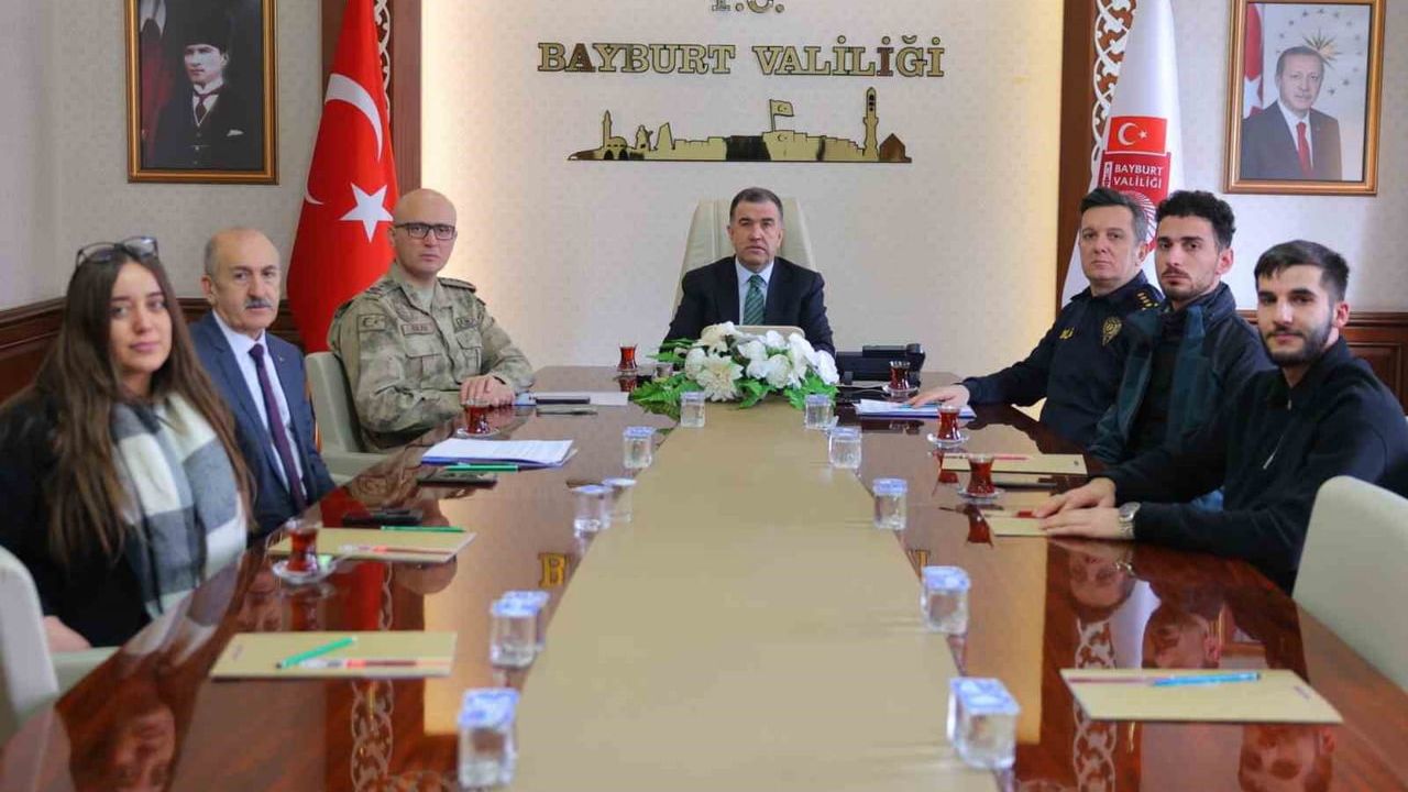 Bayburt’un 2025 asayiş bilançosu açıklandı