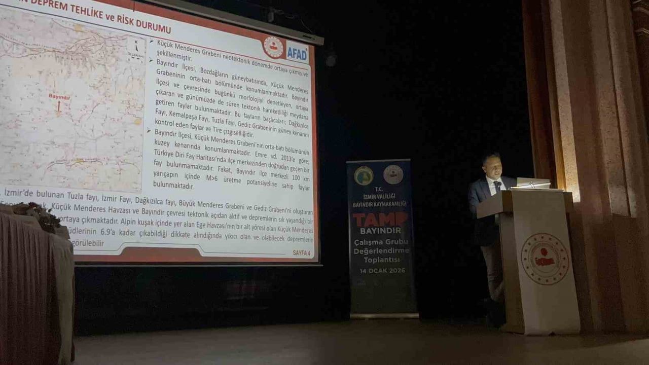 Bayındır'da Afet Hazırlıkları Masaya Yatırıldı