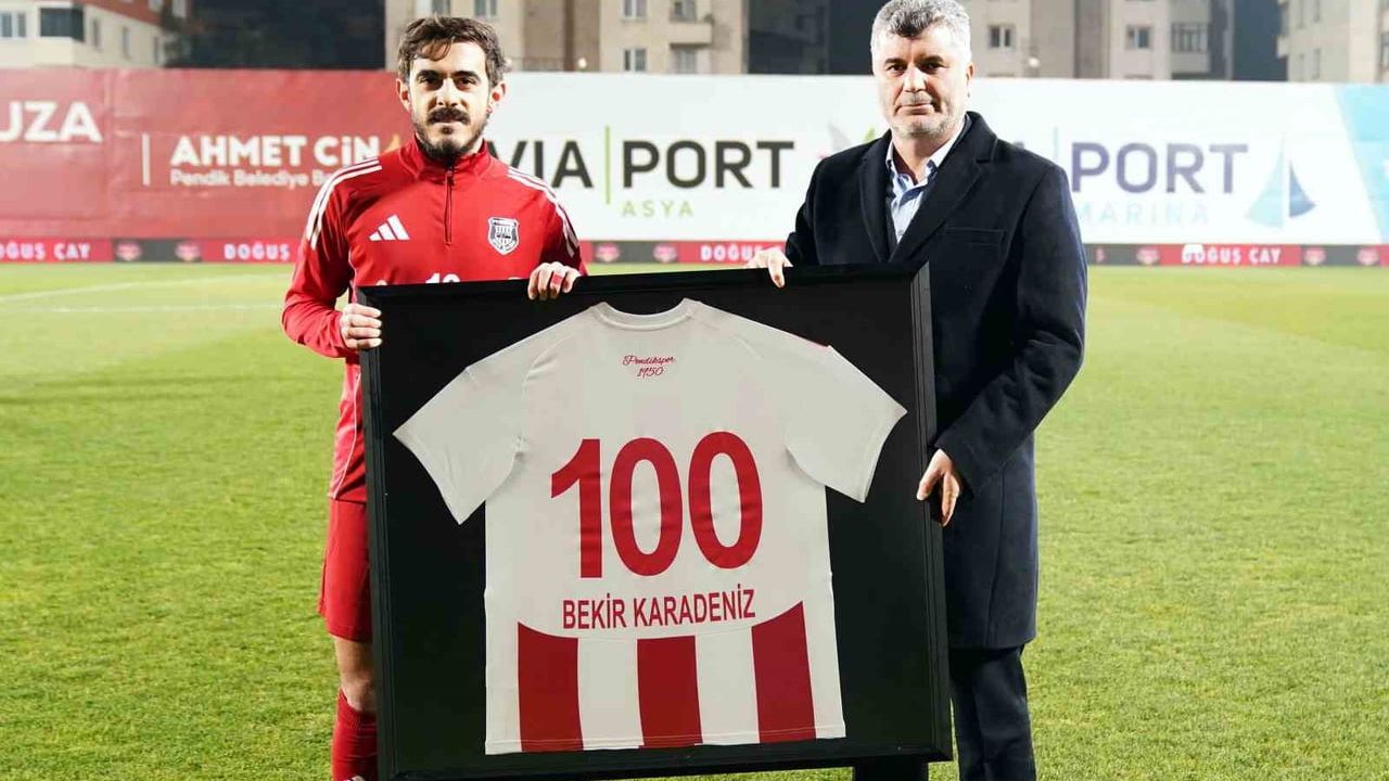 Bekir Karadeniz, Pendikspor formasıyla 100. maçına çıktı