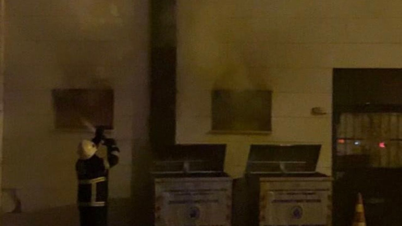 Belen'de okul kazan dairesindeki yangın büyümeden söndürüldü