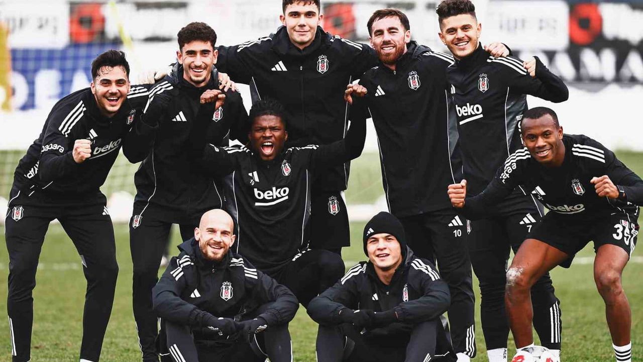 Beşiktaş, Eyüpspor maçı öncesi antrenmanlarını sürdürdü