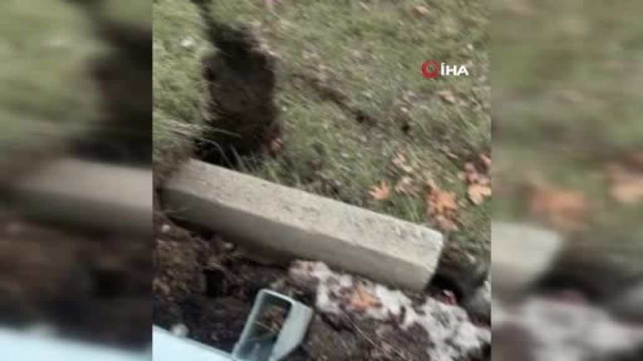 Beypazarı'nda toprak kayması: Beypazarı-Boztepe Yolu kapatıldı