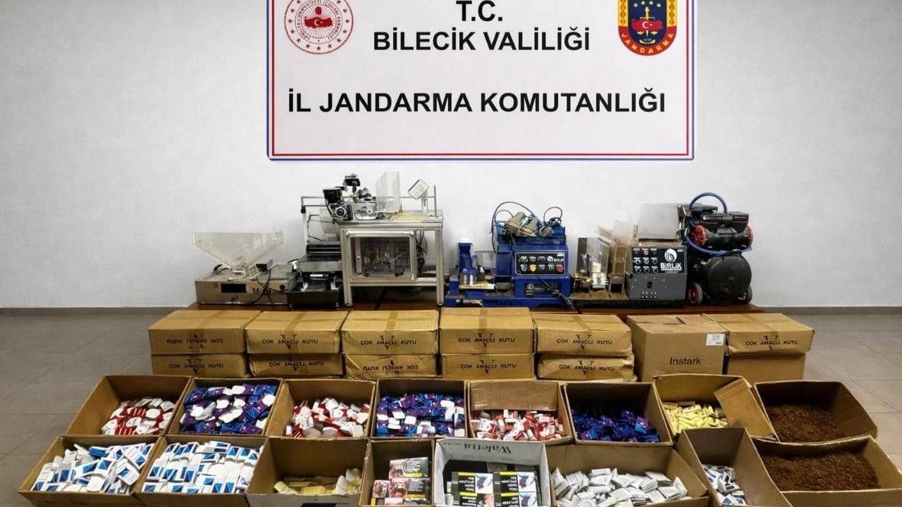 Bilecik'te jandarmadan makaron operasyonu: 126 bin 840 adet ele geçirildi