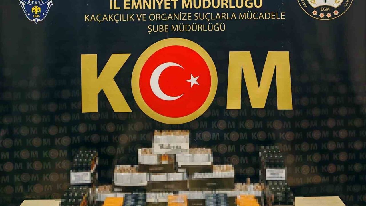 Bilecik’te kaçakçılık operasyonu: 7 bin 960 makaron ele geçirildi