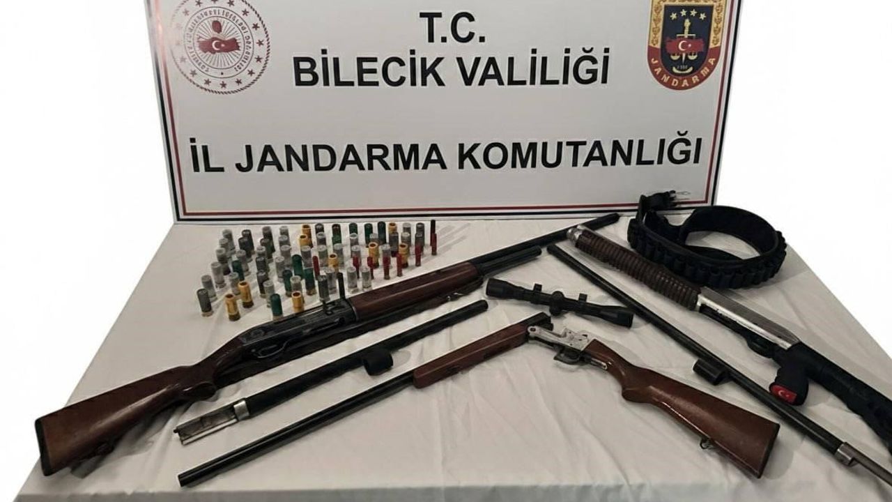 Bilecik’te ruhsatsız av tüfeklerine 24 bin 585 TL idari para cezası