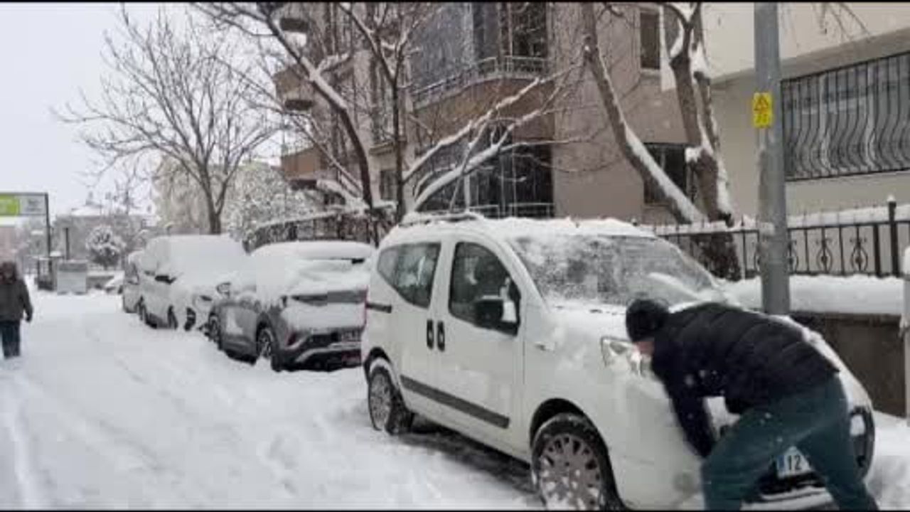 Bingöl'de yoğun kar hayatı etkiledi