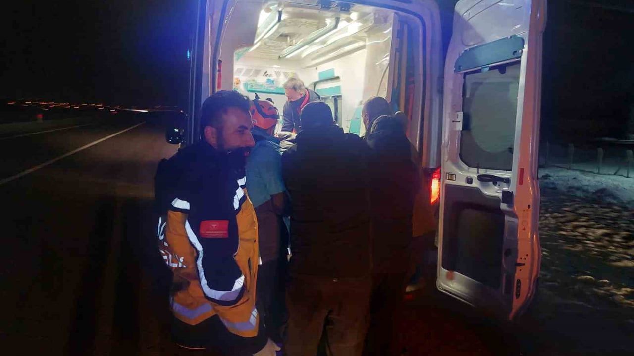 Bingöl-Muş karayolunda domuz sürüsüne çarpan otomobil: 3 yaralı