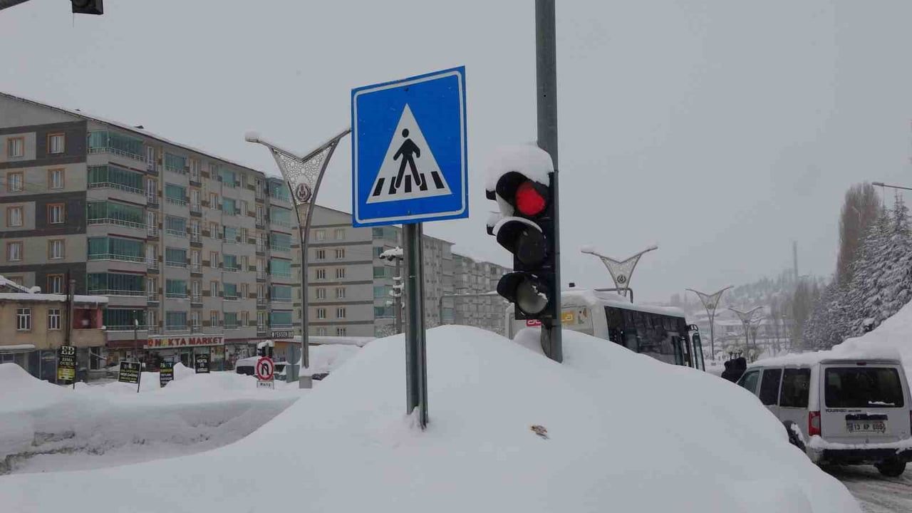 Bitlis'te Yoğun Kar: Hüsrevpaşa'da Evler Kayboldu, 314 Köy Yolu Kapandı