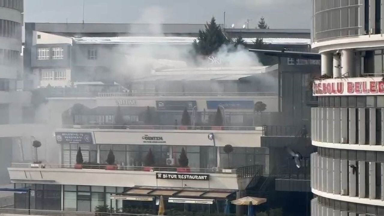 Bolu'da restoranda elektrik kaynaklı baca yangını: İtfaiye müdahalesiyle söndürüldü