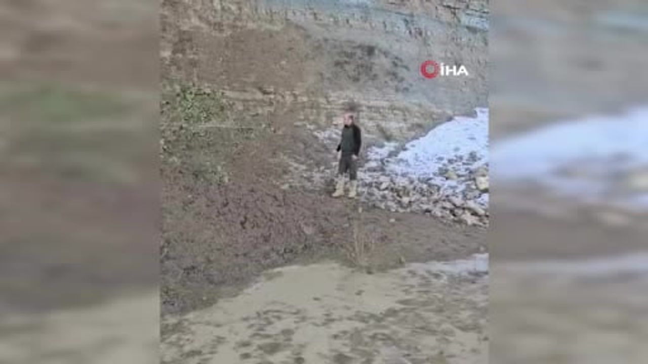 Bozkurt'ta çamura saplanan karaca kurtarıldı