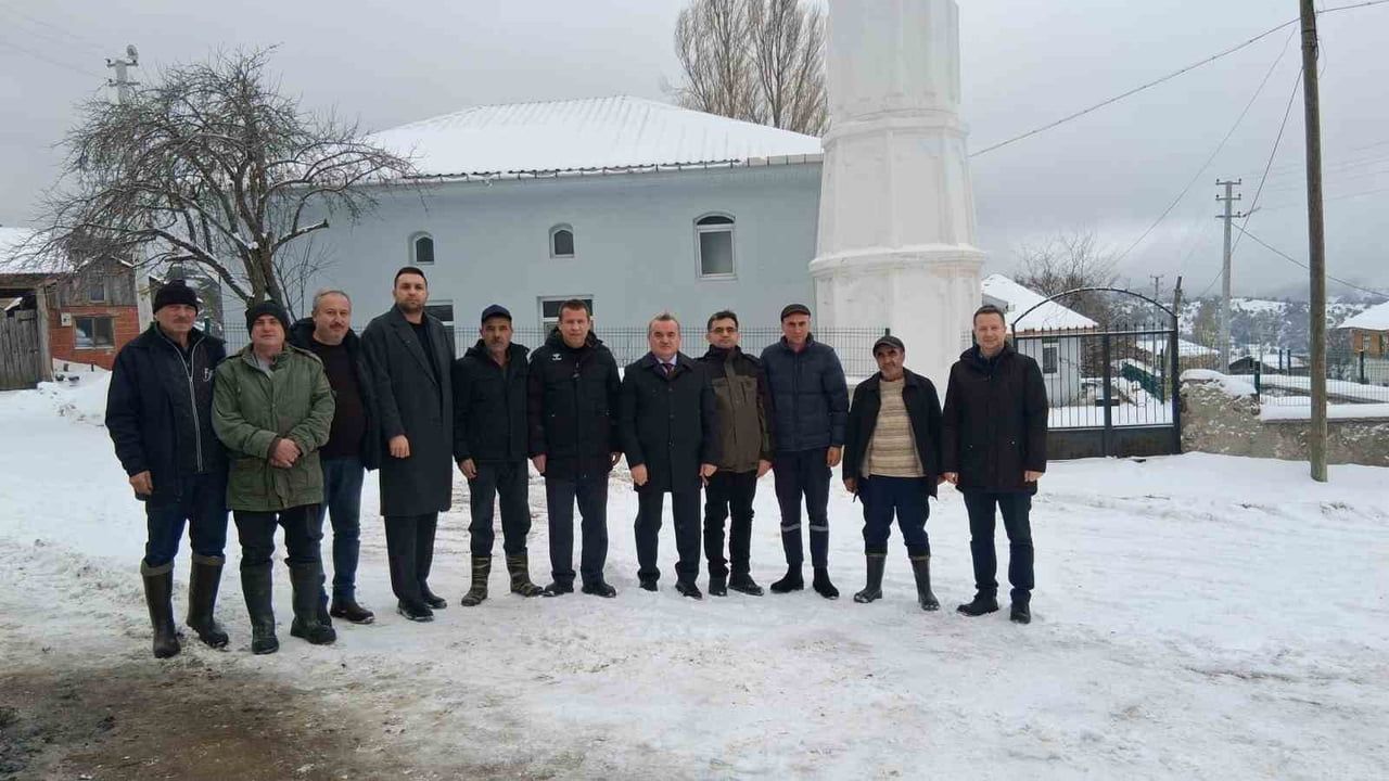 Bozüyük'te karla mücadele çalışmaları yerinde denetlendi