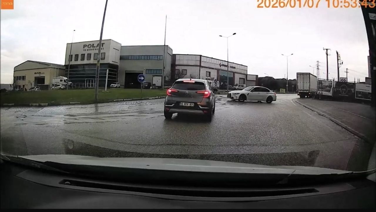 Bursa'da cadde ortasında drift: 58 bin TL ceza, 2 ay ehliyete el