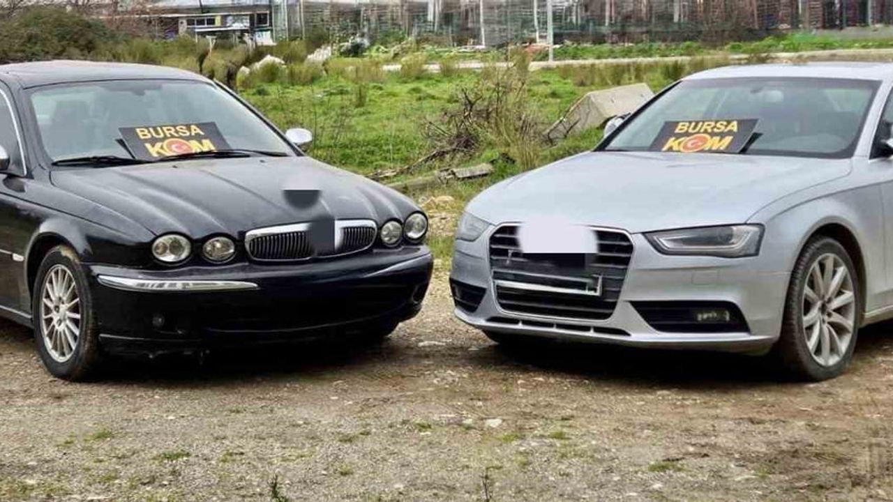 Bursa'da gümrük kaçağı otomobil operasyonu: 2 araç ele geçirildi