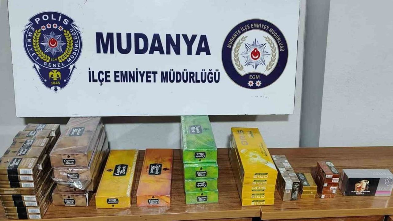 Bursa'da kaçak sigara operasyonu: 2 kişi gözaltında