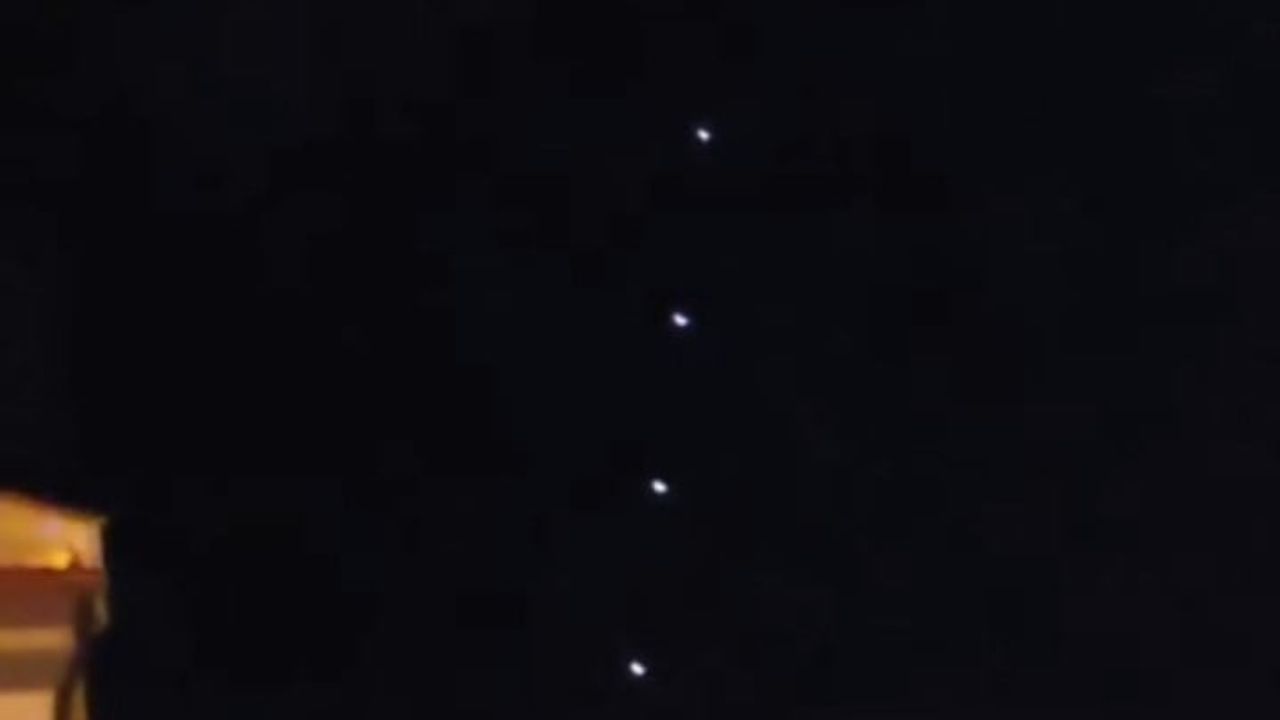 Bursa İnegöl semalarında görülen gizemli ışıkların sırrı: Starlink uyduları