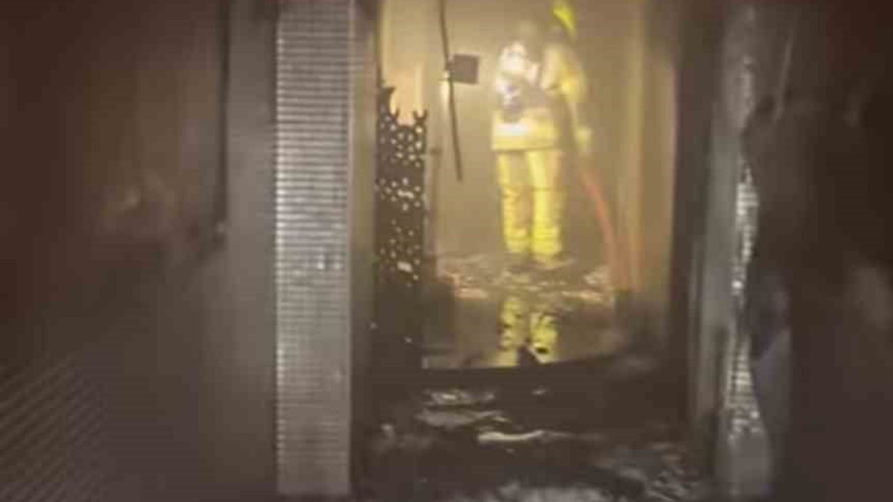 Bursa Nilüfer'de otel yangını kontrol altına alındı