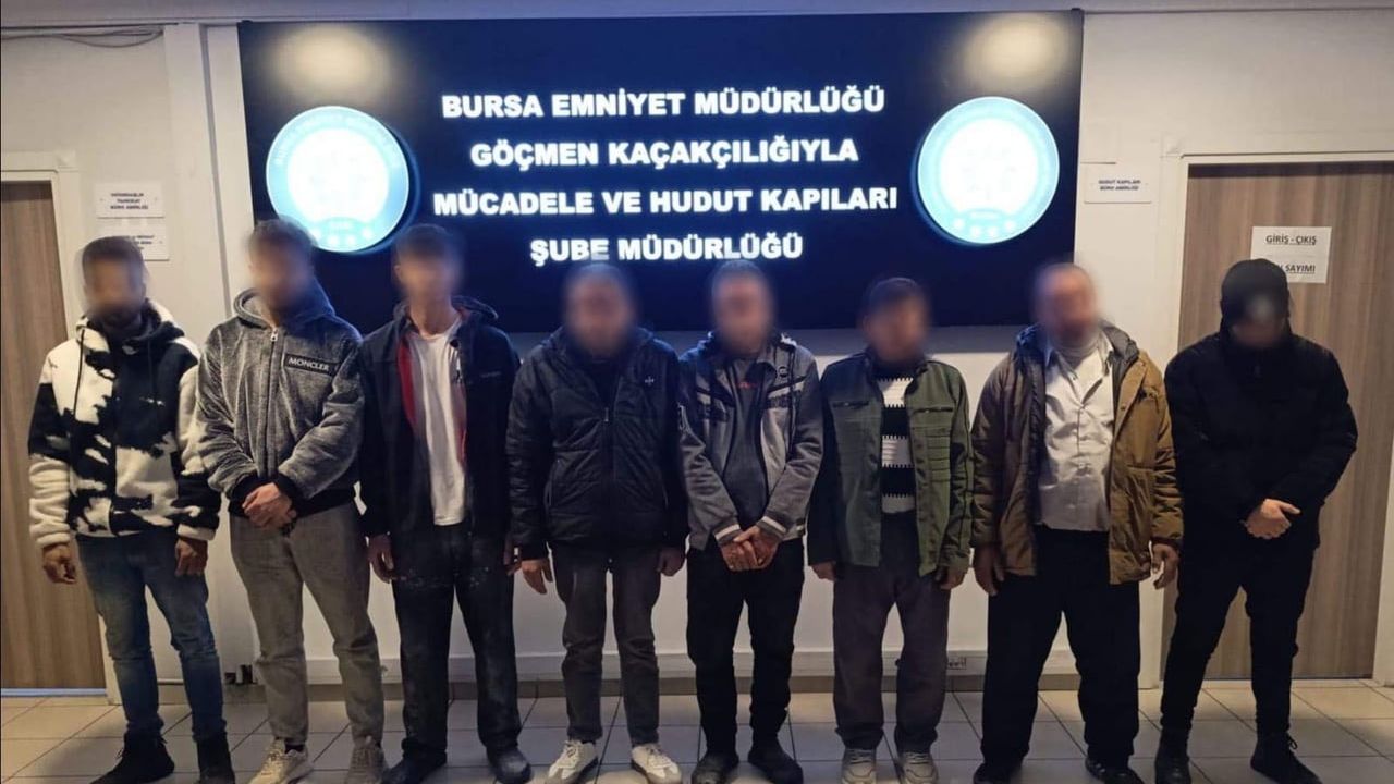 Bursa Osmangazi'de kaçak yabancı işçi operasyonu: 8 kişi tespit edildi, 1 şüpheli gözaltında