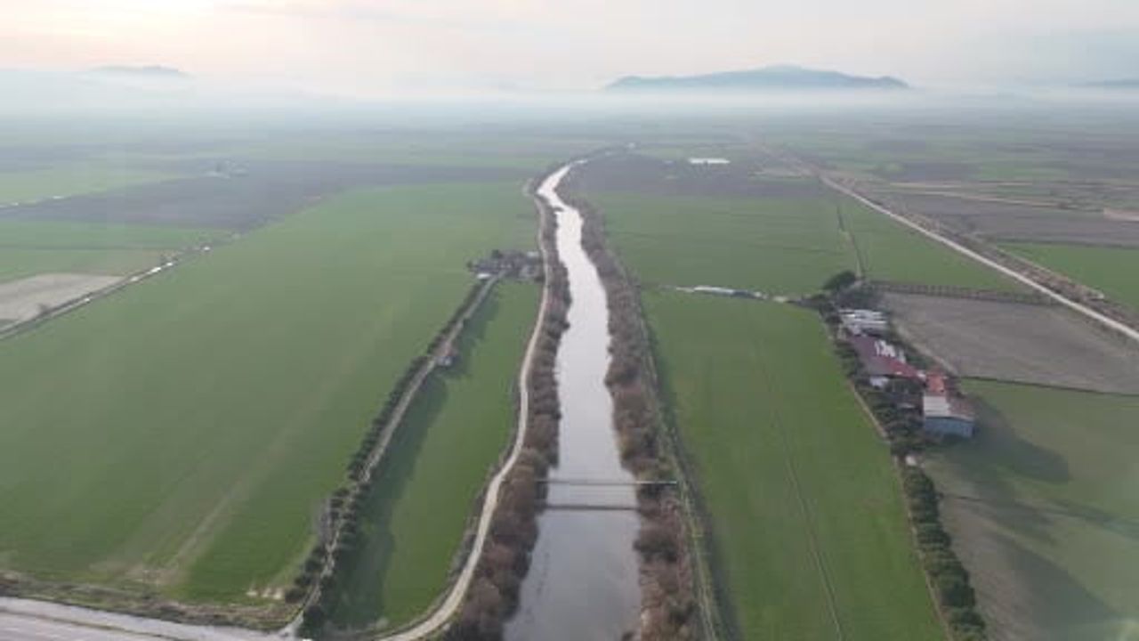 Büyük Menderes Nehri yağışlarla yeniden canlandı