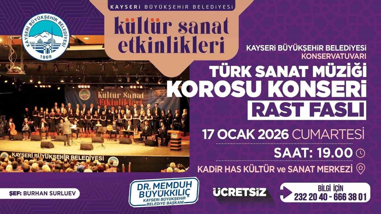 Büyükşehir’den Rast Faslı ile Türk Sanat Müziği Ziyafeti