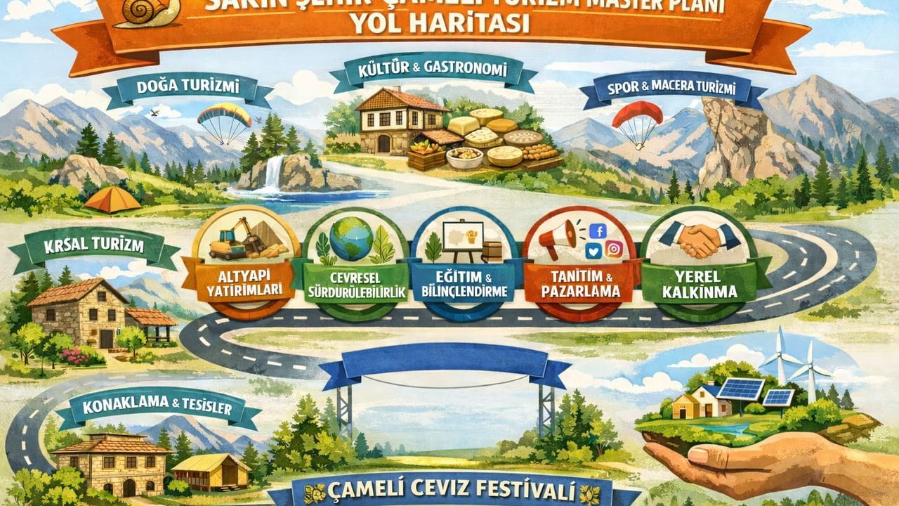 Çameli Turizm Master Planı 2026-2030 Yol Haritası Yayınlandı
