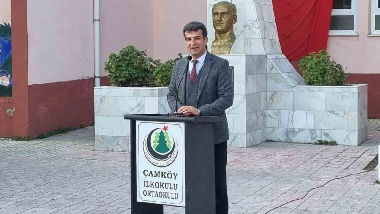 Çamköy İlkokulu'na 800 metrekarelik kauçuk oyun alanı