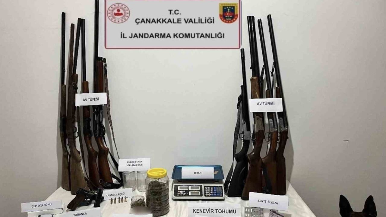 Çanakkale'de uyuşturucu operasyonunda 28 şüpheli yakalandı