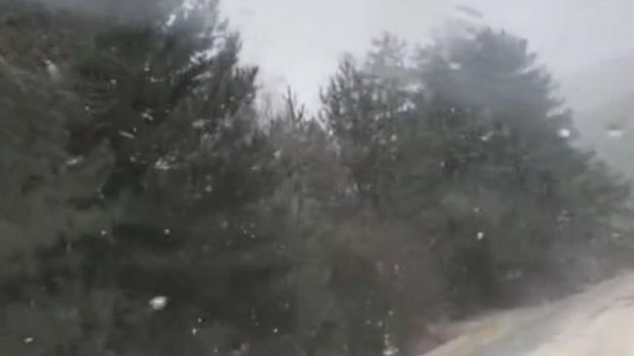 Çanakkale’nin yüksek kesimleri kara büründü