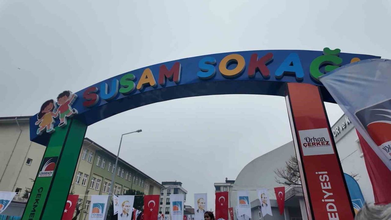 Çekmeköy'de "Susam Sokağı" hizmete açıldı