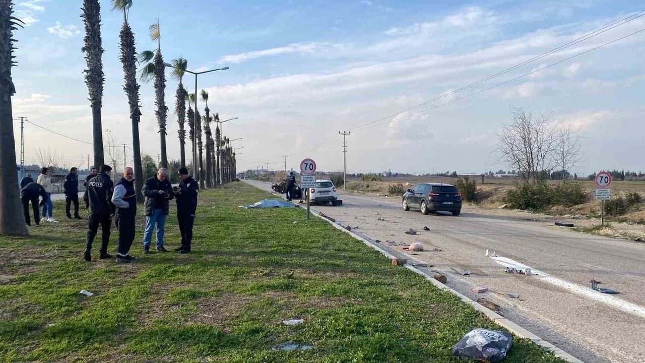 Ceyhan'da trafik kazası: 1 kişi yaşamını yitirdi