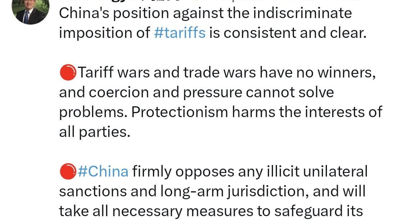 Çin’den Trump’ın İran ile ticarete yüzde 25 vergi kararına tepki