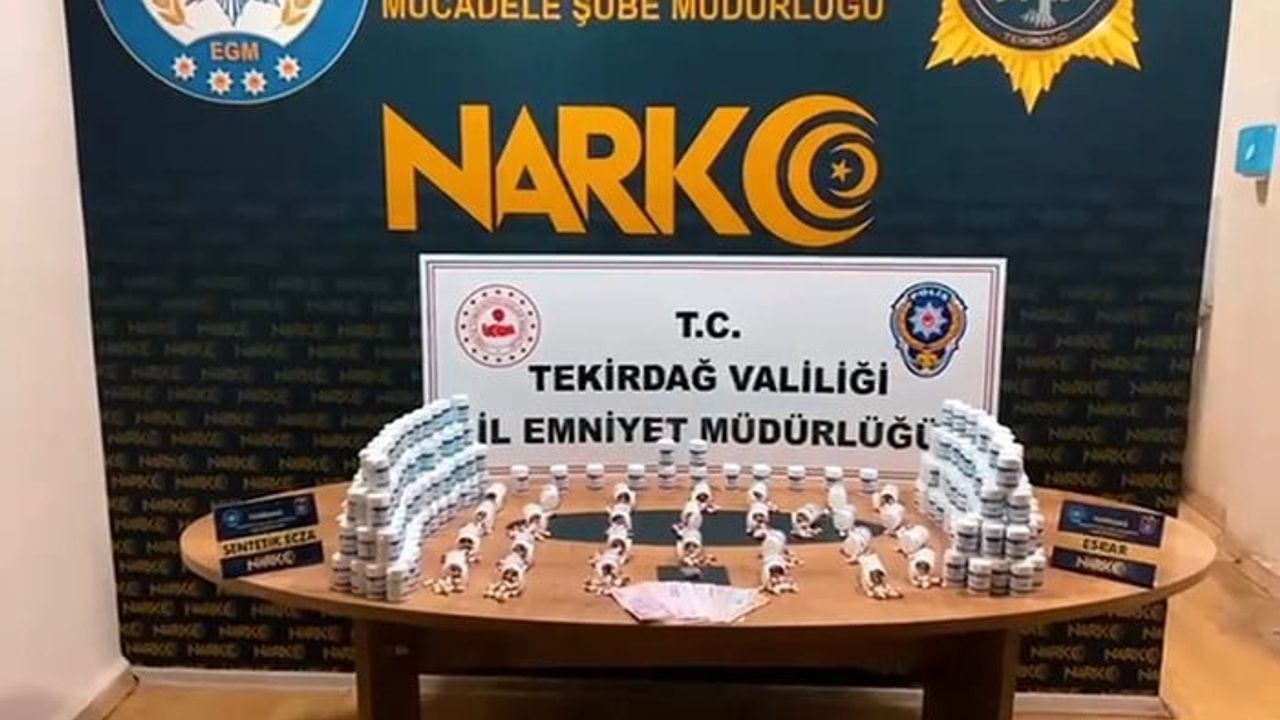 Çorlu'da uyuşturucu operasyonu: 2 şüpheli tutuklandı