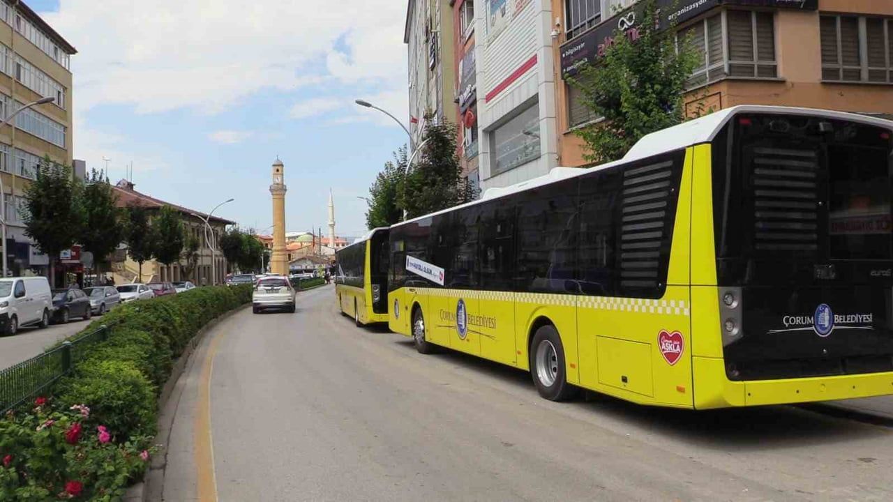 Çorum'da halk otobüsleri 2025'te 4 milyon km, 13 milyon 297 bin 082 yolcu taşıdı