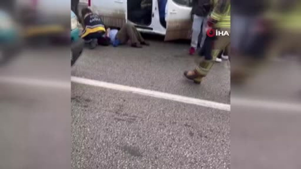 Çubuk'ta sis nedeniyle iki ayrı kaza: 5 kişi yaralandı