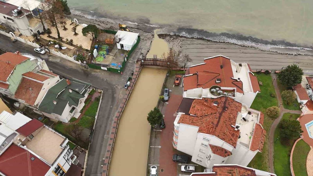 Değirmenaltı Deresi son yağışlarla yeniden aktı