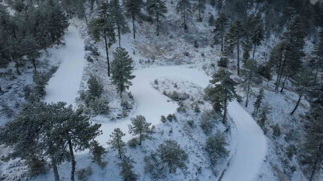 Demirci'de Kartpostallık Kar Manzaraları