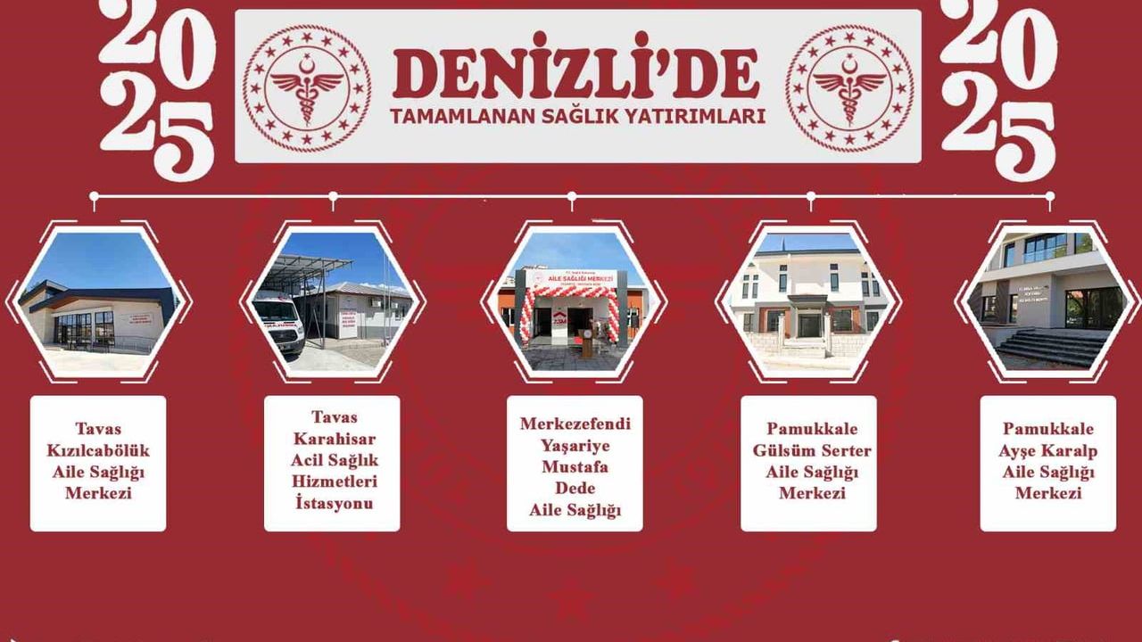 Denizli'de 2025 sağlık yatırımları ve hasta verileri açıklandı