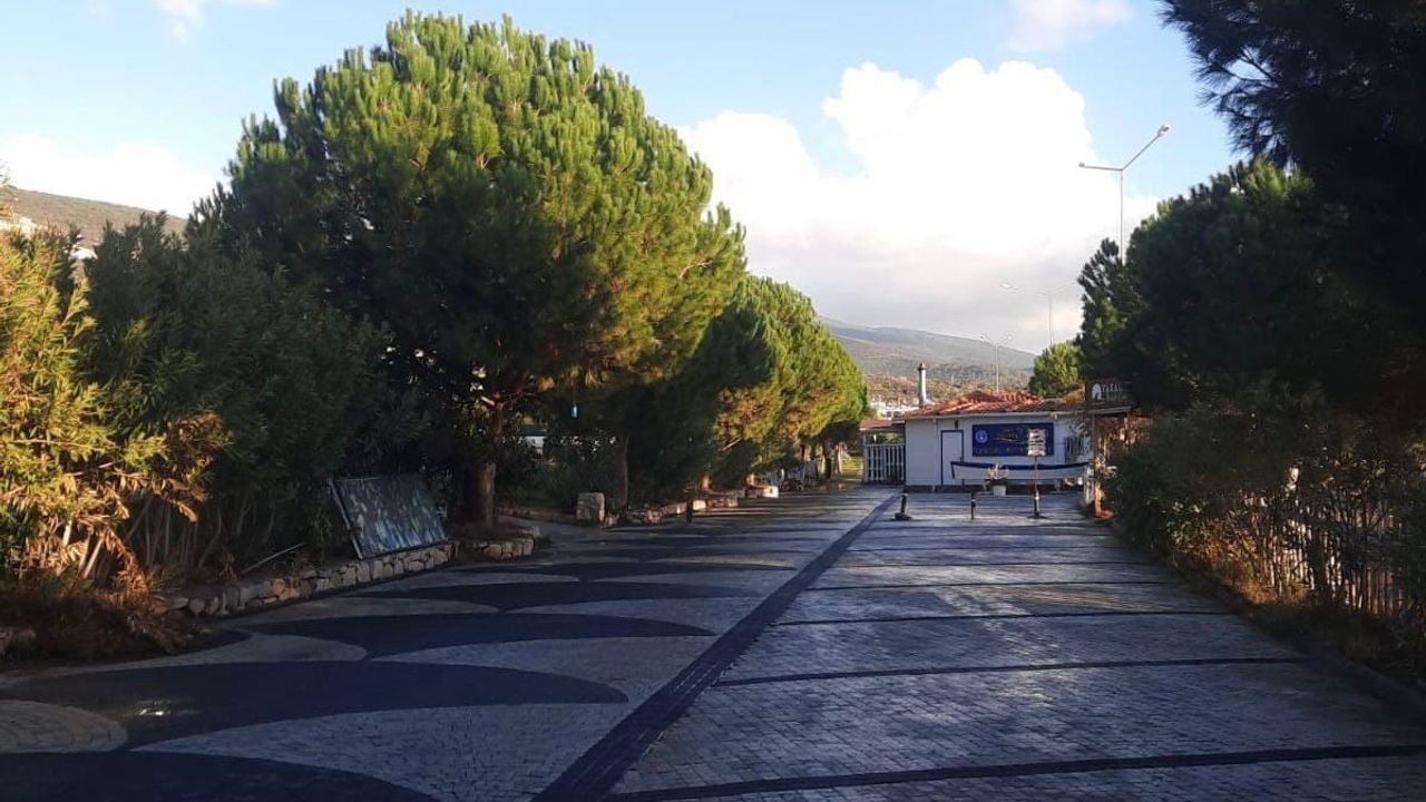 Didim Belediyesi Akbük’te temizlik, bakım ve fırtına onarımlarını sürdürüyor