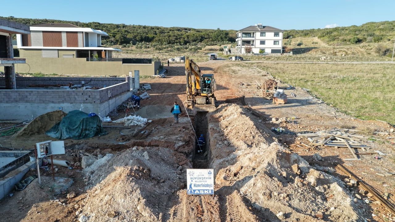 Didim'de kanalizasyon hattı çalışmaları: Aydın Büyükşehir ve ASKİ 4 milyon Türk Lirası yatırımla güçlendiriyor